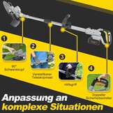 Gapbvys 6-in-1 Accu Rasentrimmer - 21V - Geschikt voor Makita Accu's - Grijs