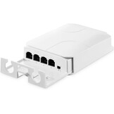 Binardat Outdoor PoE Passthrough Switch - 1 In 3 Out Extender - Wit
