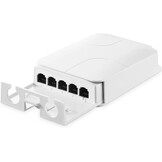 Binardat Outdoor PoE Passthrough Switch - 1 In 3 Out Extender - Wit