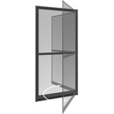Windhager Expert Swingdeur Hordeur 100 x 210 cm - Antraciet
