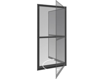 Windhager Expert Swingdeur Hordeur 100 x 210 cm - Antraciet