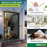 Windhager Expert Swingdeur Hordeur 100 x 210 cm - Antraciet
