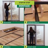 Windhager Expert Swingdeur Hordeur 100 x 210 cm - Antraciet