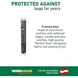 Windhager Expert Swingdeur Hordeur 100 x 210 cm - Antraciet