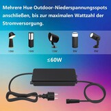 Vervang Philips Hue outdoor voeding 60 W, voor de aansluiting van Hue laagspanningslampen op een buitenstopcontact