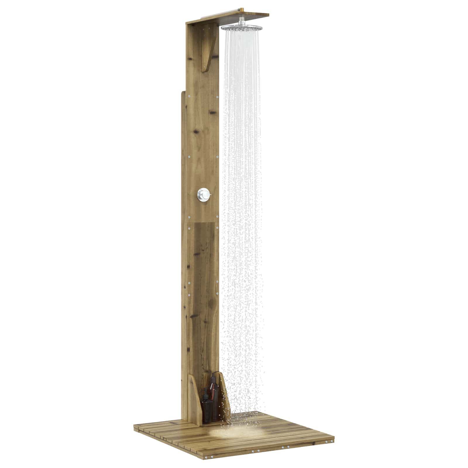 vidaXL Buitendouche 214,5 cm Naturel