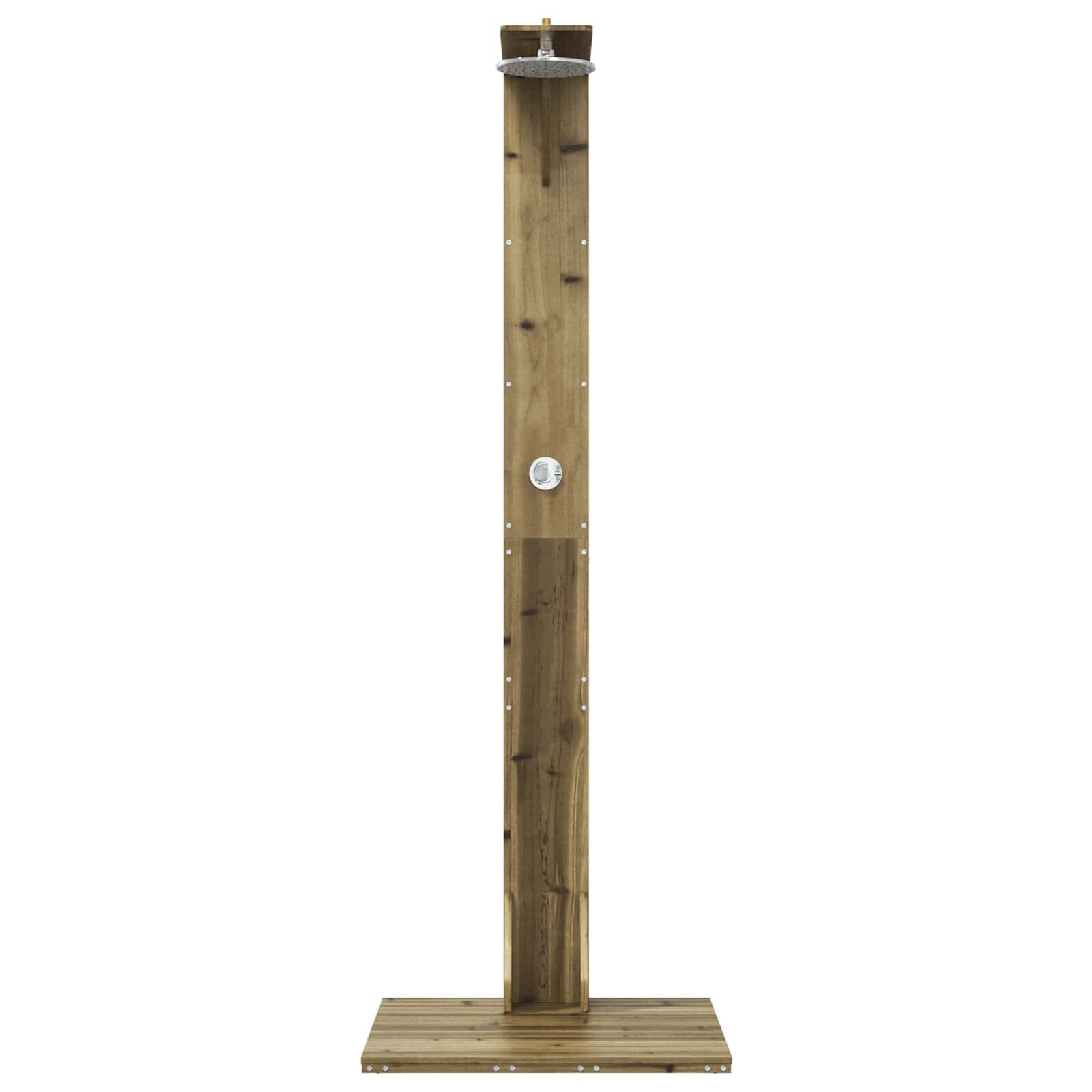vidaXL Buitendouche 214,5 cm Naturel