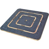 Castelmerlino Douchevloer van Marineberkenhout - 59,5 x 59,5 cm - Naturel