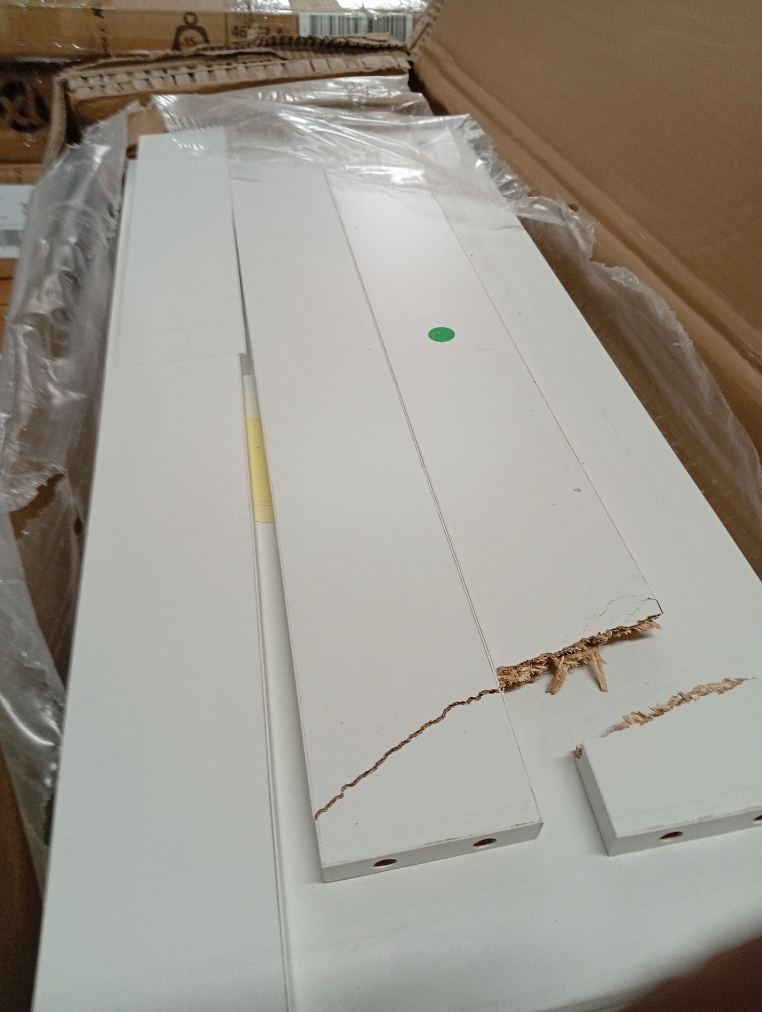 vidaXL Dressoir 102x33x75 cm bewerkt hout wit