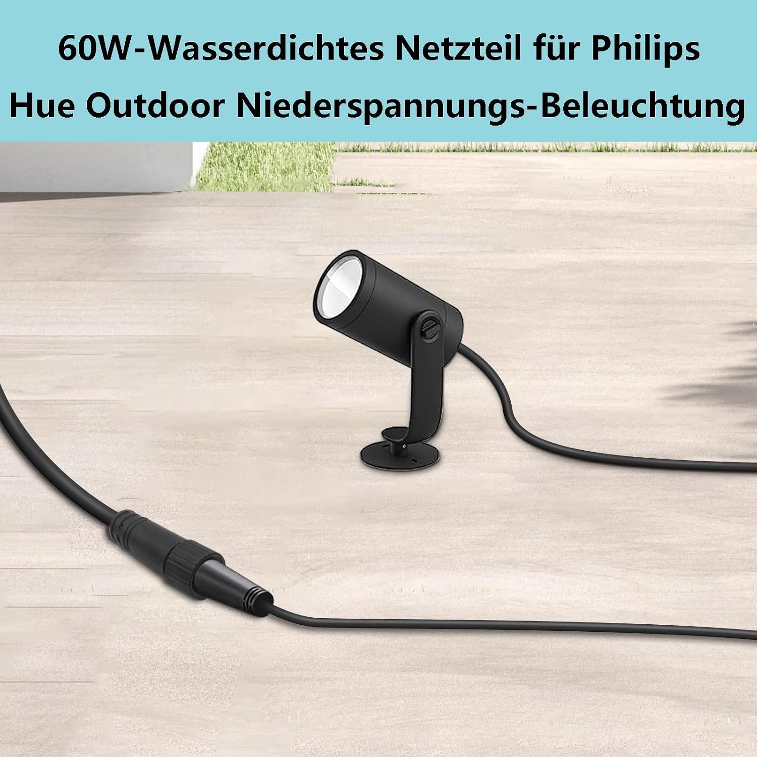 Vervang Philips Hue outdoor voeding 60 W, voor de aansluiting van Hue laagspanningslampen op een buitenstopcontact