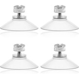 4 Transparante PVC Zuignappen Ø40mm - 49% Korting