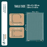 VOUNOT Rolhor voor Ramen 100 x 160 cm - Wit - Verstelbaar