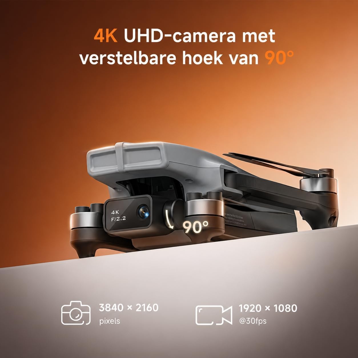 Ameta S20 GPS Drone met Camera 4K voor Kinderen en Volwassenen