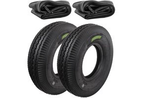 2 x Banden 4.00-8 voor Aanhanger - 6PR, Load Range C - 34% Korting