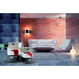 Rotho Country Ladebox 19.2l met 1 lade in rotan-look, Kunststof (PP) BPA-vrij, antraciet, groß/19.2l (45.0 x 34.0 x 20.0 cm)