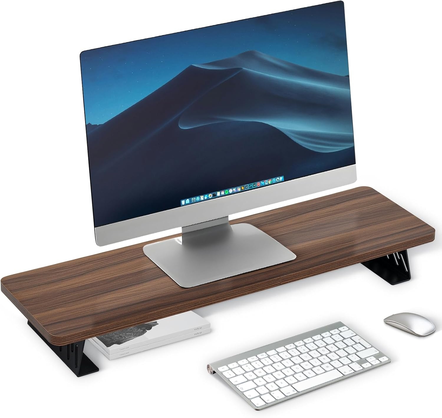 Houten Monitorstandaard Bruin 80x23,5 cm - 39% Korting
