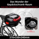 Fietskoffer Zwart 22L - Waterdicht & Afsluitbaar - 30% Korting