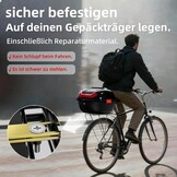 Fietskoffer Zwart 22L - Waterdicht & Afsluitbaar - 30% Korting