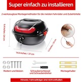 Fietskoffer Zwart 22L - Waterdicht & Afsluitbaar - 30% Korting