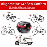 Fietskoffer Zwart 22L - Waterdicht & Afsluitbaar - 30% Korting