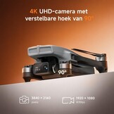 4K GPS Drone met 50 Min Vliegtijd | Kinderen & Volwassenen | <249g | 34% Korting