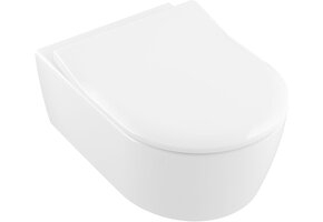 WC-bril Avento D-vorm Steenwit Mat Softclose Afneembaar Duroplast 35% Korting