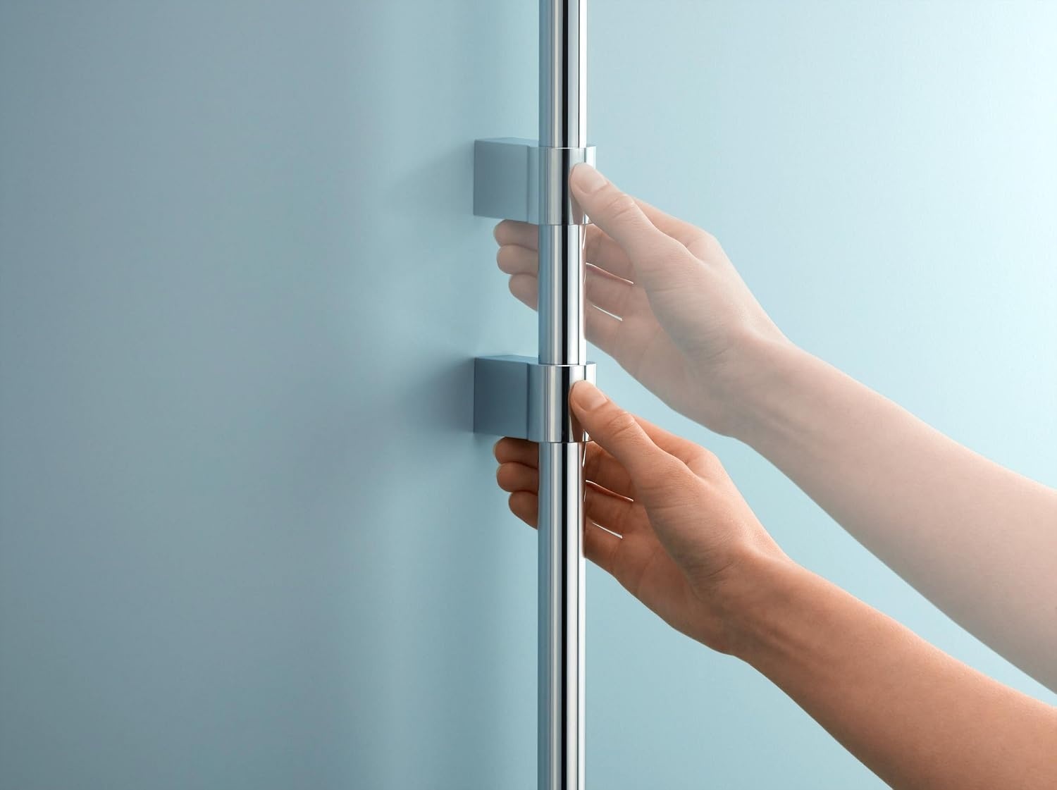 Douchestang 60 cm Chroom (M) - 33% Korting