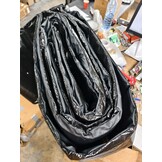 Trampoline Randafdekking 366cm Zwart PVC PE - Veiligheid voor veren (53% korting)