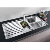 Enkele RVS Keukenspoelbak 60cm | Gesatineerd | Omkeerbaar | 35% Korting