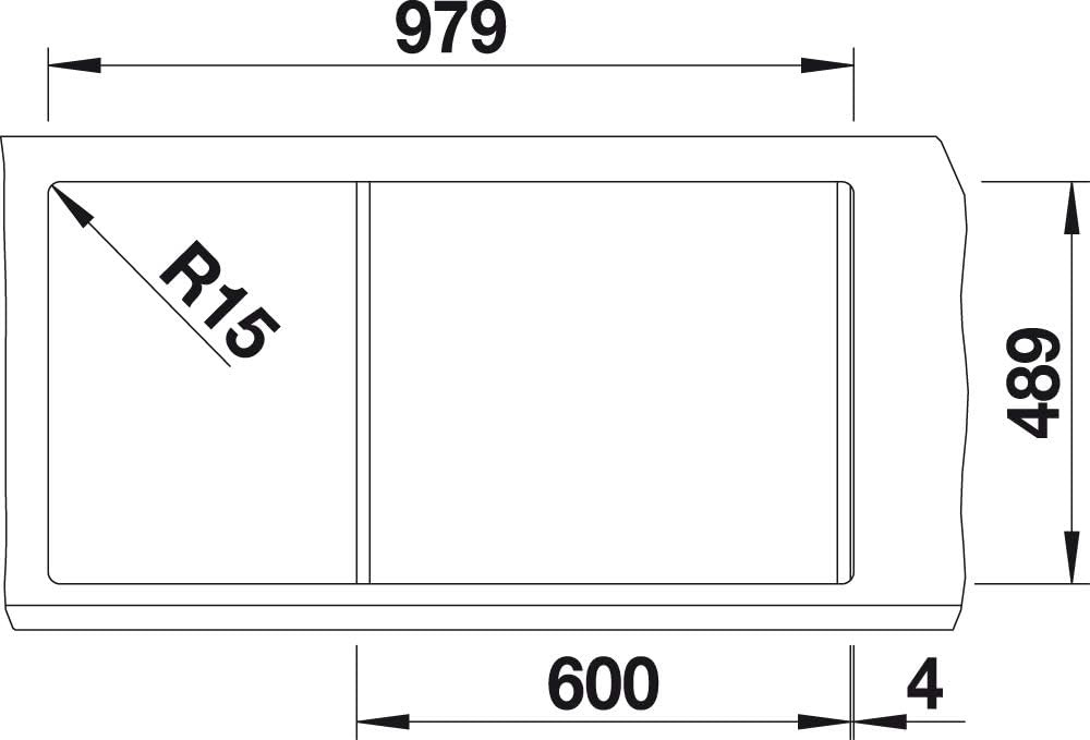 Enkele RVS Keukenspoelbak 60cm | Gesatineerd | Omkeerbaar | 35% Korting