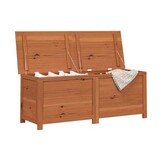 Kussenbox 150x50x56 cm Massief Vurenhout Bruin - 59% Korting