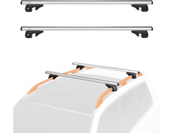 Universele Dakdragerset voor SUV 132cm Zwart/Zilver (33% Korting)