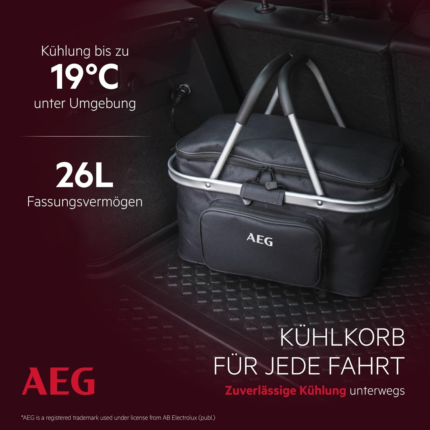 Koeltas 26L 12V - Ideaal voor onderweg & boodschappen (34% Korting)