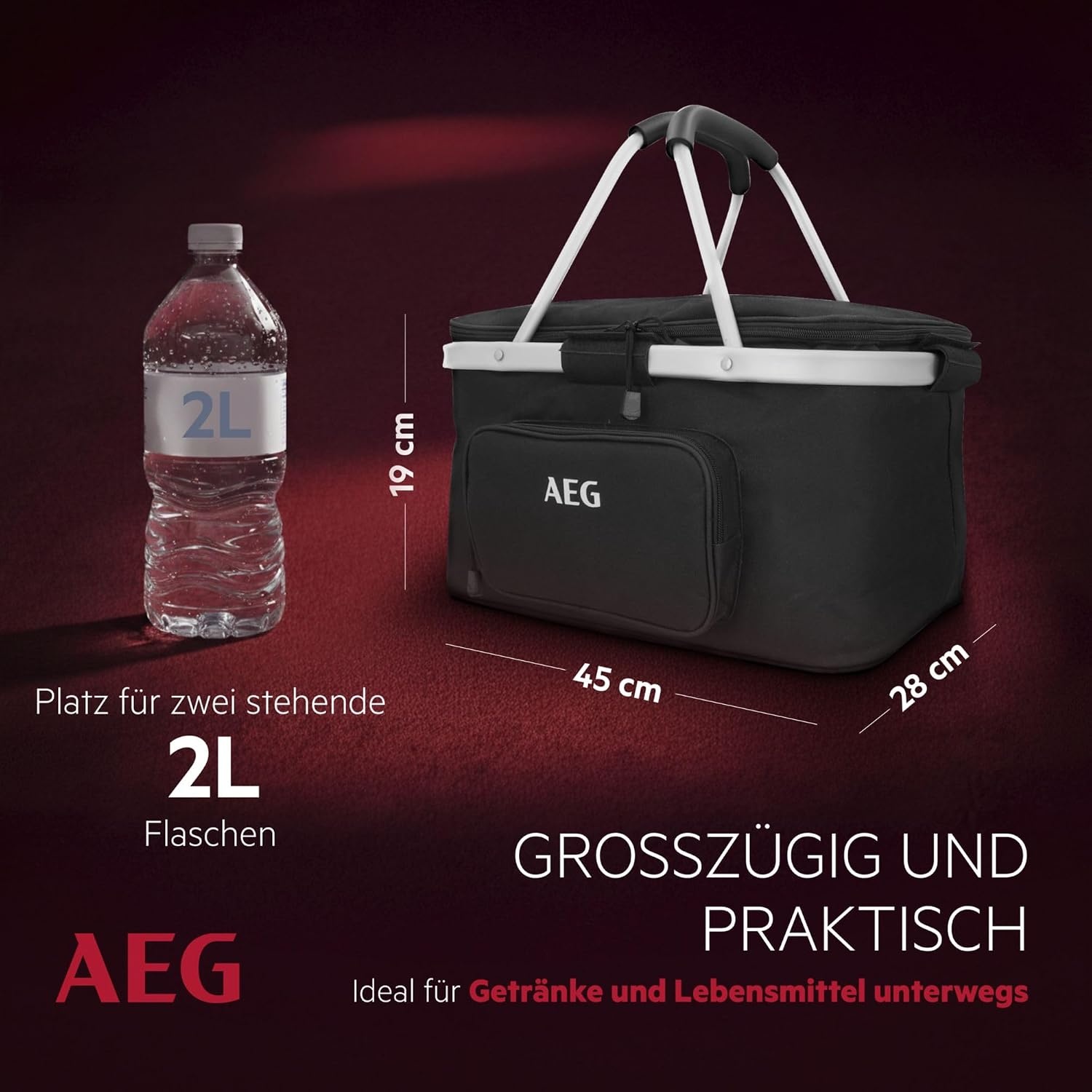 Koeltas 26L 12V - Ideaal voor onderweg & boodschappen (34% Korting)