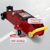 Hydraulische Garagekrik 2 Ton - Rood/Geel - 33% Korting