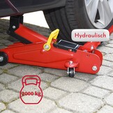 Hydraulische Garagekrik 2 Ton - Rood/Geel - 33% Korting
