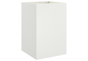 Plantenbak Staal Wit 52x48x75 cm - 34% Korting