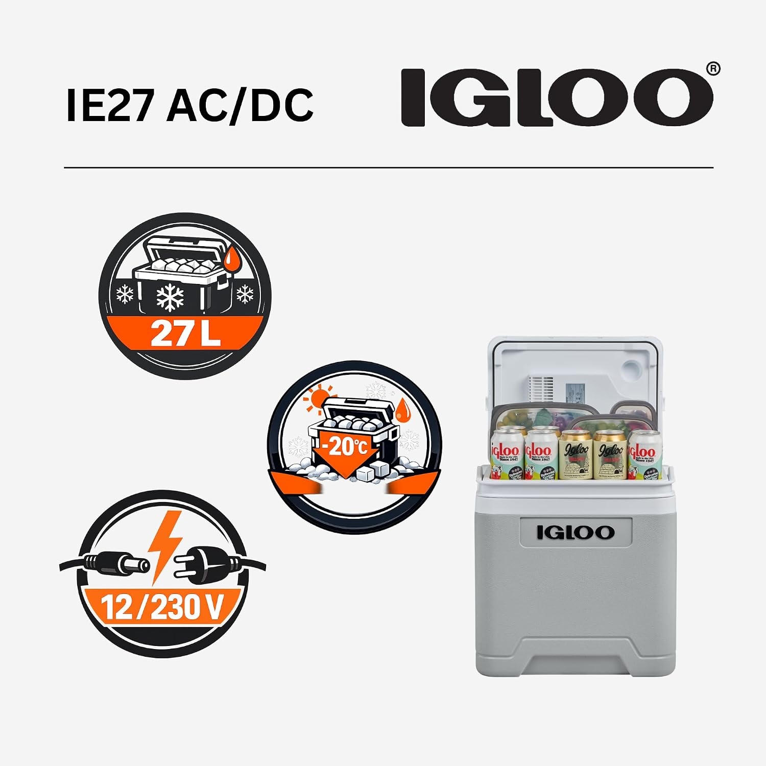 Elektrische koelbox 27L - 53% korting!