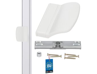 Balkondeursnapper Universele Greepschelp Wit - 37% Korting