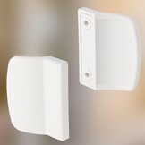 Balkondeursnapper Universele Greepschelp Wit - 37% Korting