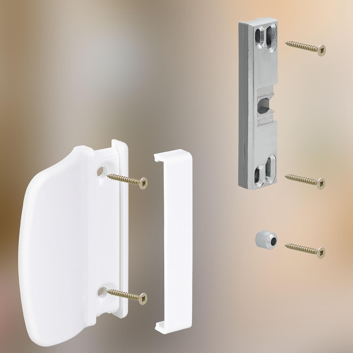Balkondeursnapper Universele Greepschelp Wit - 37% Korting