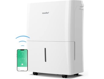 Luchtontvochtiger 16L/dag tot 32m² met App-bediening | 35% Korting