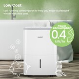Luchtontvochtiger 16L/dag tot 32m² met App-bediening | 35% Korting