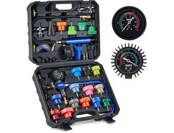 Koelvloeistof Druktestset 31-delig | Vacuümvullen & Ontluchten Auto 35% Korting