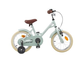 Kinderfiets 14 inch Lichtgroen - 35% Korting
