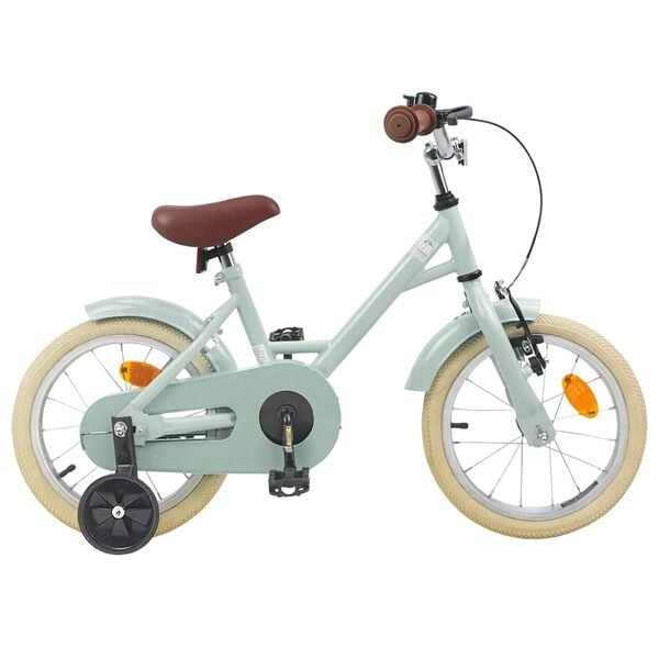 Kinderfiets 14 inch Lichtgroen - 35% Korting