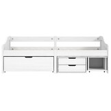Wit Grenenhouten Slaapbank IRUN (90x200 cm) - 59% Korting