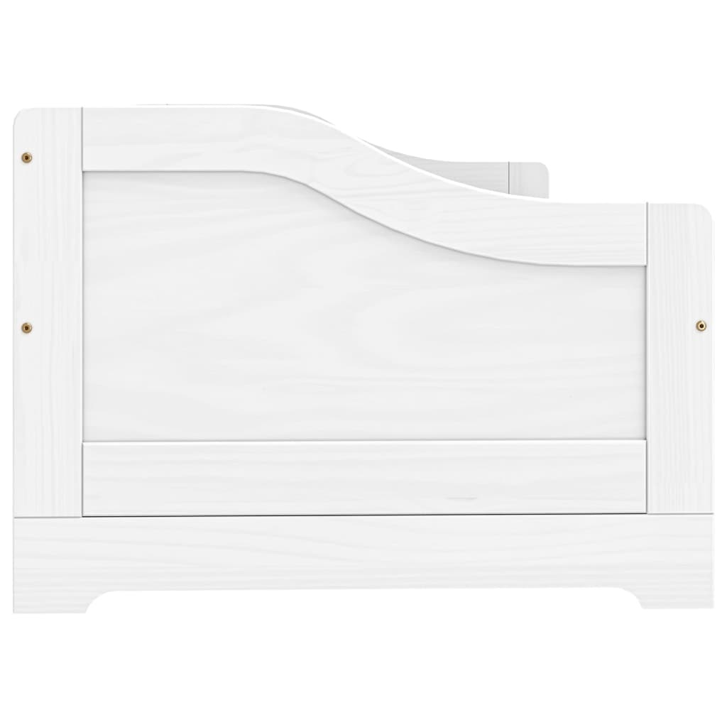 Wit Grenenhouten Slaapbank IRUN (90x200 cm) - 59% Korting