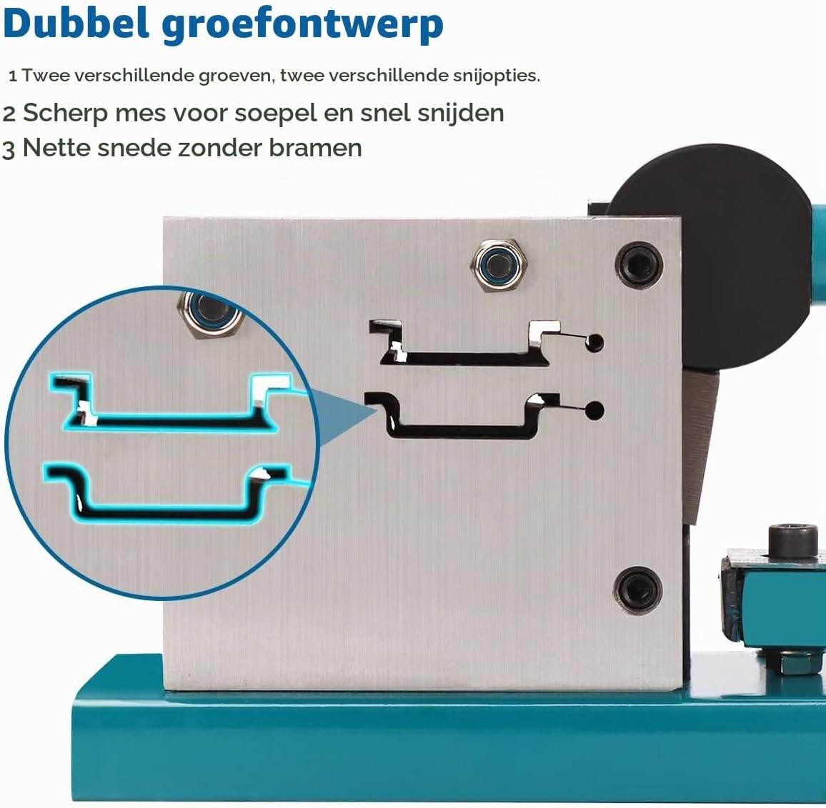 DIN-rail snijder dubbele groef | 34% korting | Messcherp