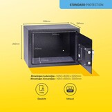 Yale Elektronische Kluis 16,3L Zwart - 34% Korting!